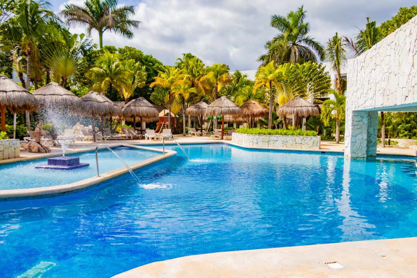 Pool at Grand Oasis Tulum Riviera Hotel