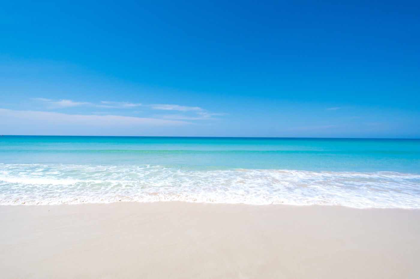 Beach in front of Hotel Grand Oasis Tulum