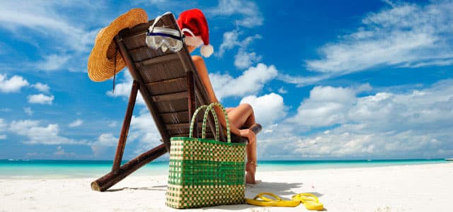 Christmas on the beach