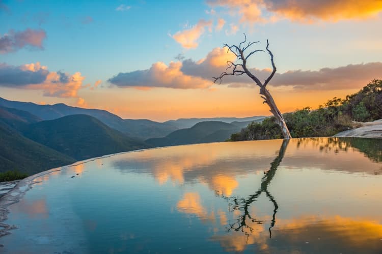 Vistas Hierve Aua en Oaxaca
