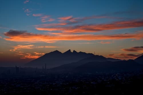 Atardecer en Monterrey
