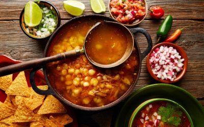 Pozole, traditional Mexican dish