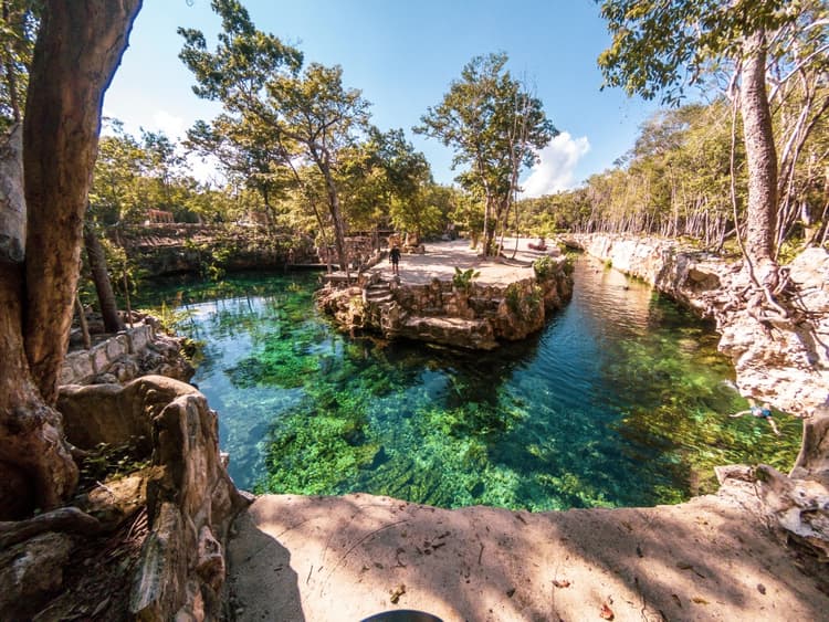 O que espera você na casa cenote