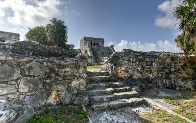 The archaeological zone of Tulum