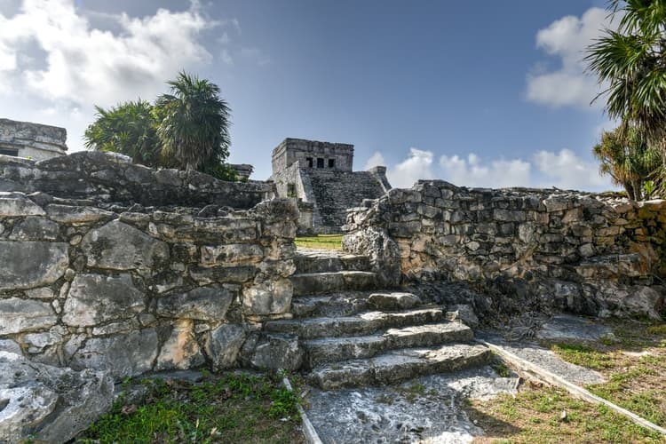 A zona arqueológica de Tulum