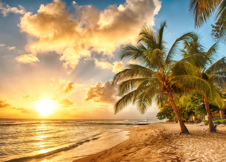 As praias do Caribe