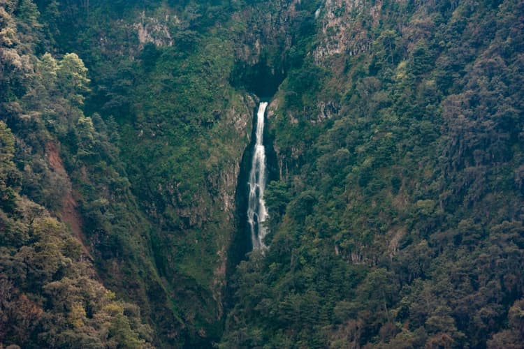 Parque con cascada en Puebla