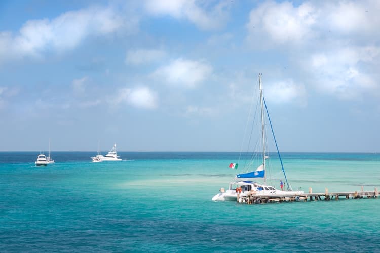Isla Mujeres de catamarã