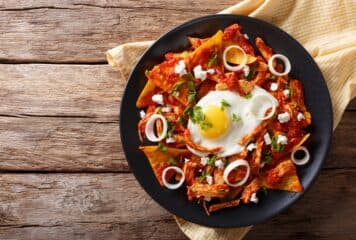 Plato tradicional chilaquiles