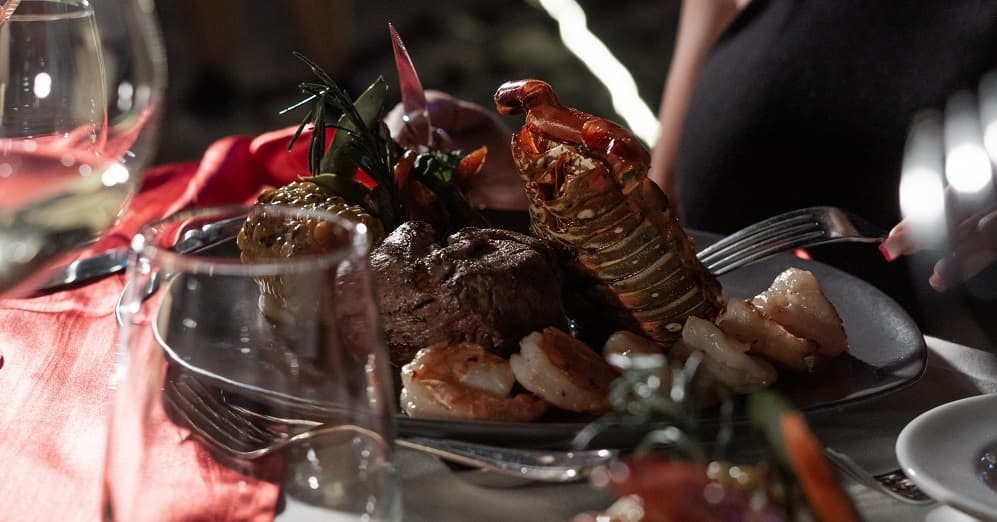 Jantar romântico em Cancún ou Tulum