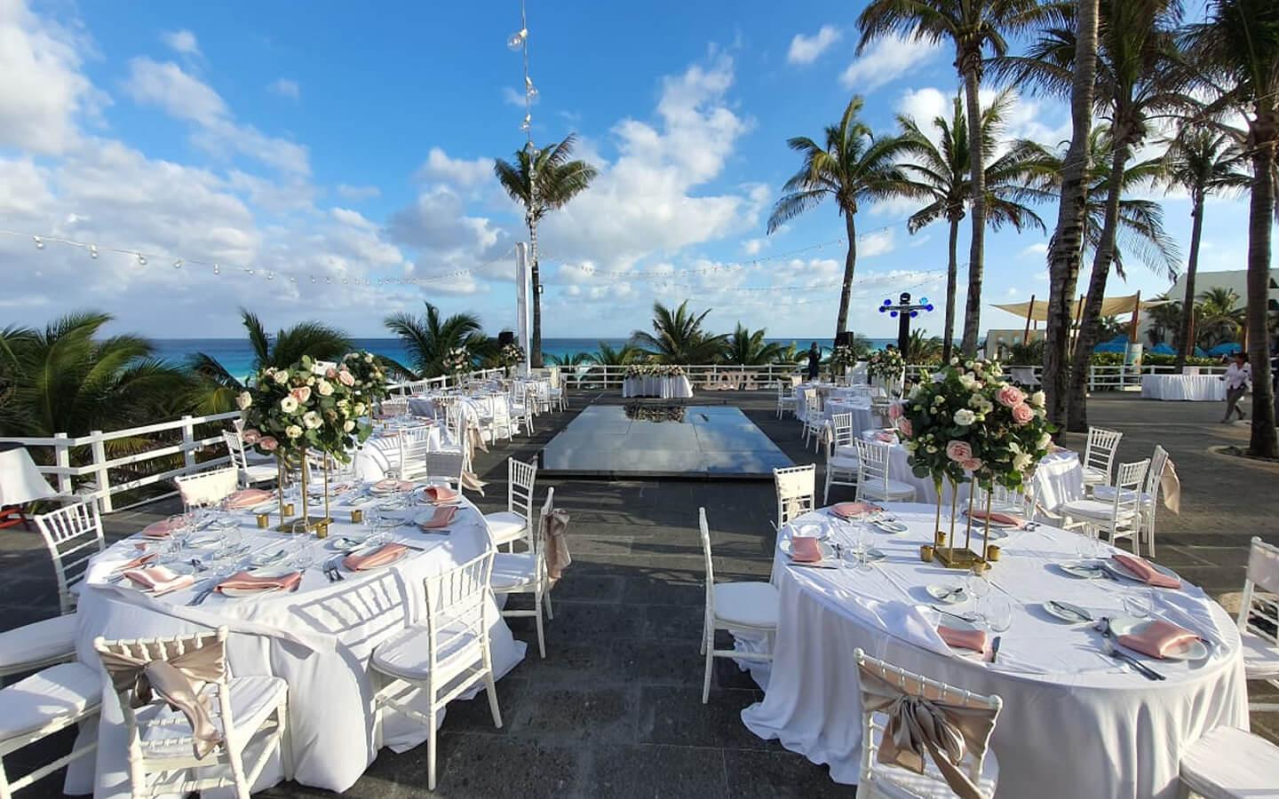 Wedding reception at Oasis