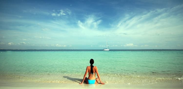 A melhor praia de Cancún