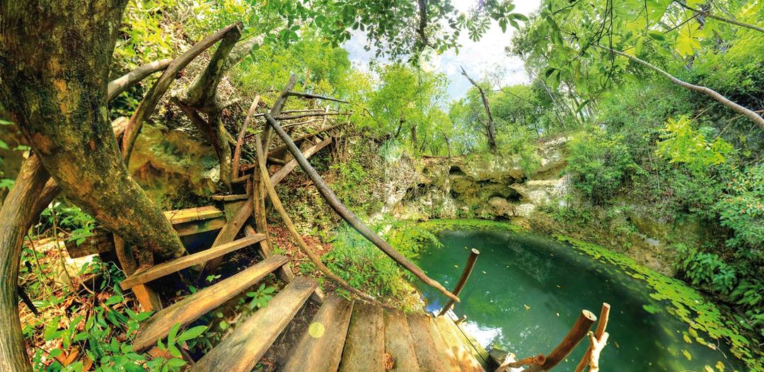 The route of the cenotes
