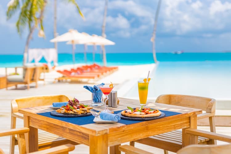 Restaurante a pie de playa en Cancún
